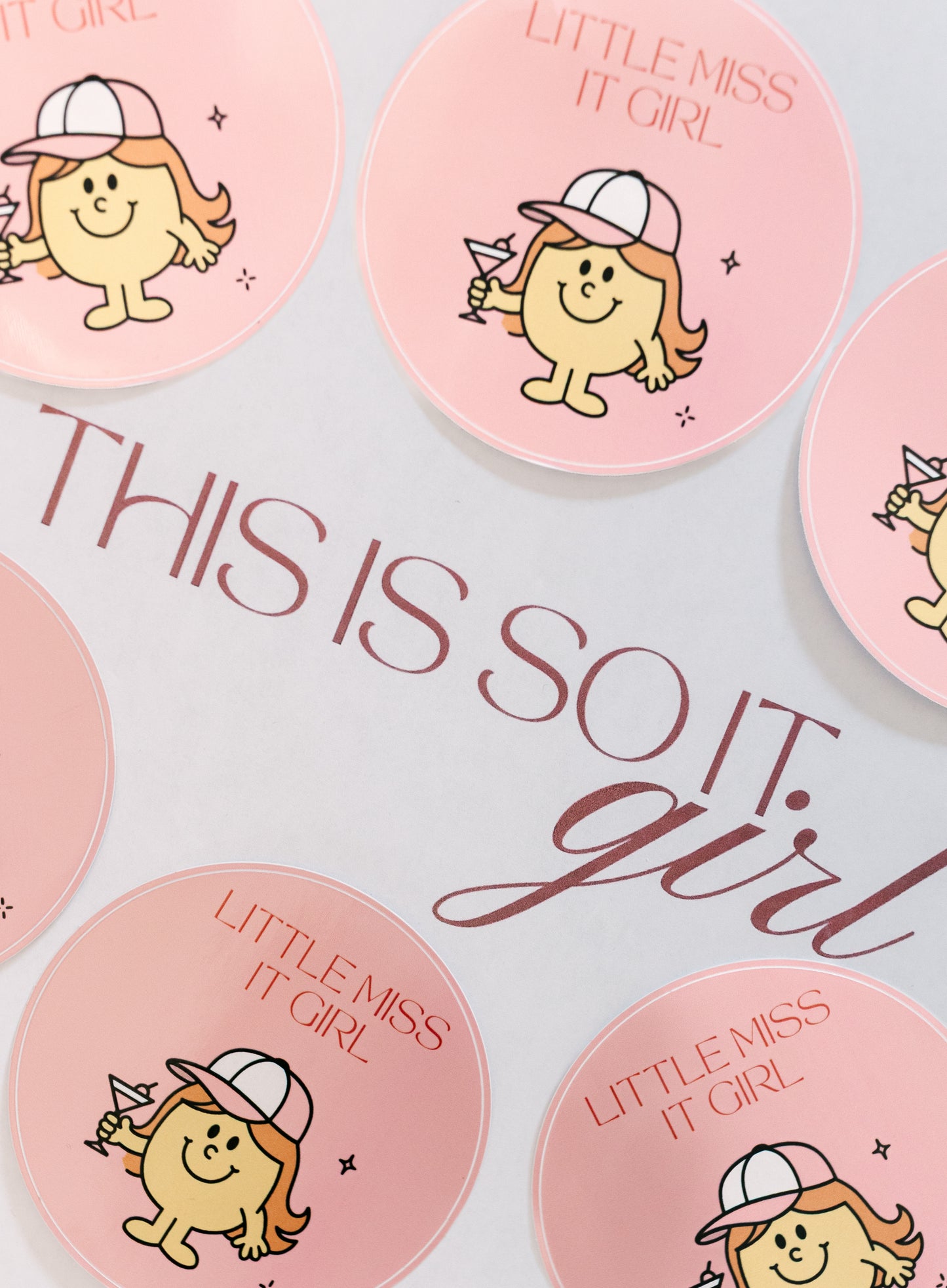 Little Miss It Girl Sticker